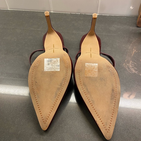 Dolce Vita Chic Burgundy Stiletto Heels - Picture 6 of 9